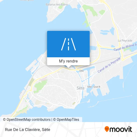 Rue De La Clavière plan