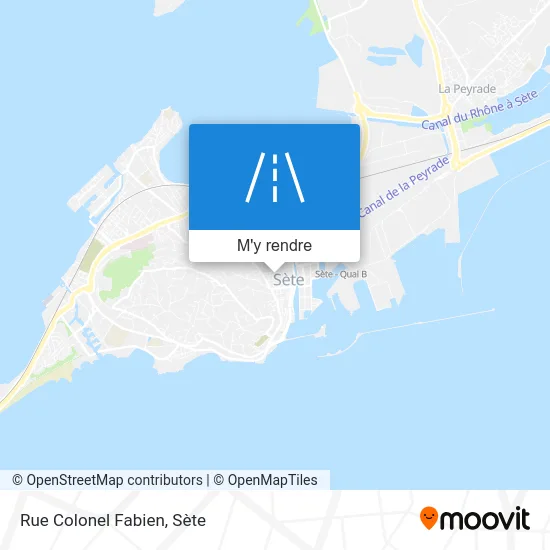 Rue Colonel Fabien plan
