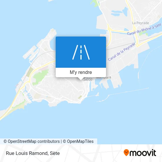 Rue Louis Ramond plan