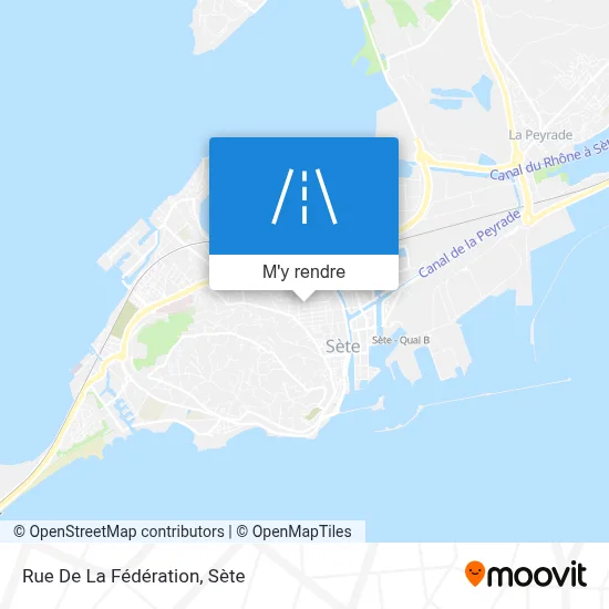 Rue De La Fédération plan