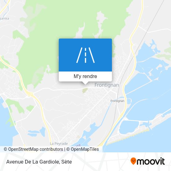 Avenue De La Gardiole plan