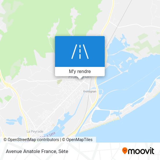 Avenue Anatole France plan