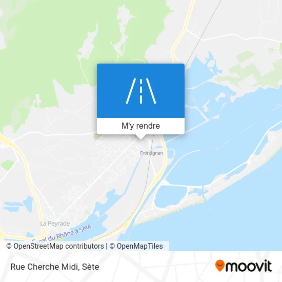 Rue Cherche Midi plan