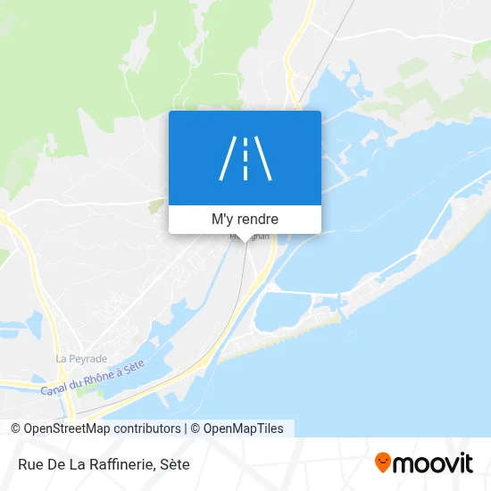 Rue De La Raffinerie plan