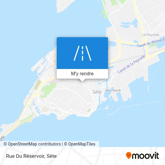 Rue Du Réservoir plan