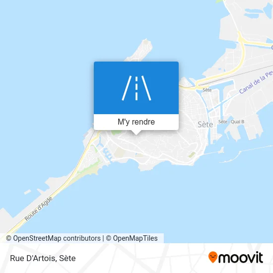 Rue D'Artois plan
