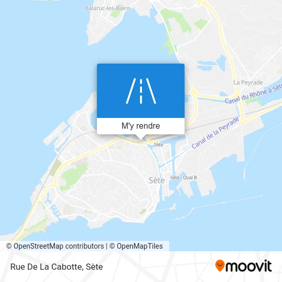 Rue De La Cabotte plan