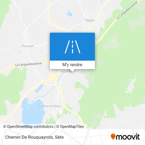 Chemin De Rouquayrols plan