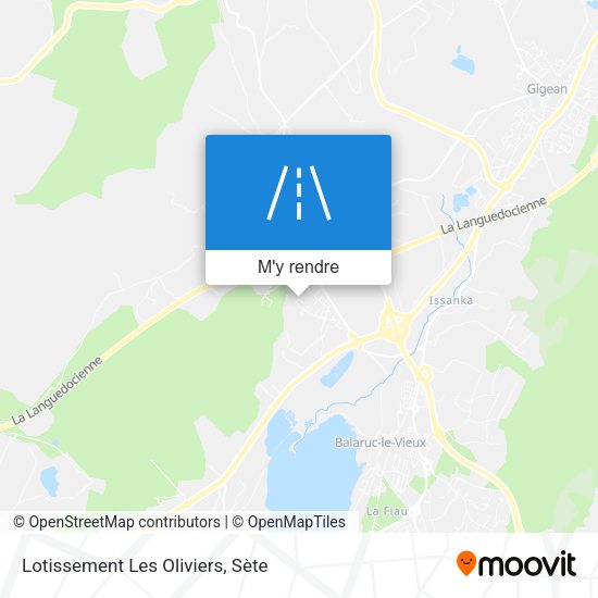 Lotissement Les Oliviers plan