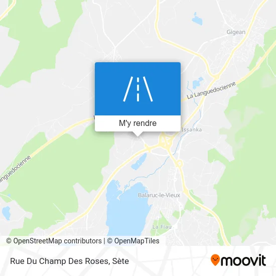 Rue Du Champ Des Roses plan