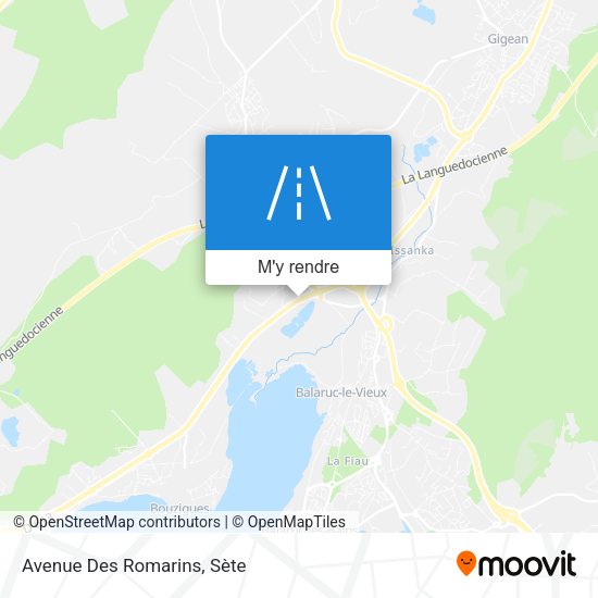 Avenue Des Romarins plan