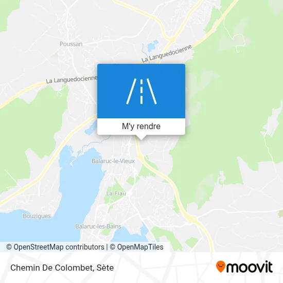 Chemin De Colombet plan
