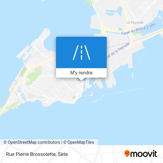 Rue Pierre Brossolette plan