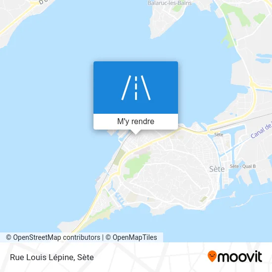 Rue Louis Lépine plan