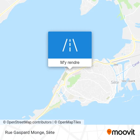 Rue Gaspard Monge plan