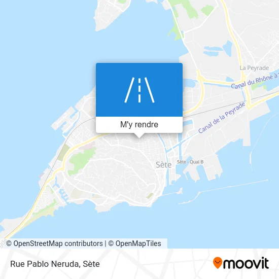 Rue Pablo Neruda plan