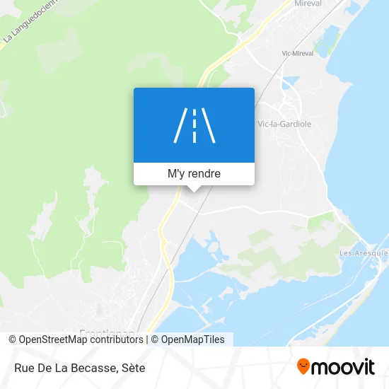 Rue De La Becasse plan