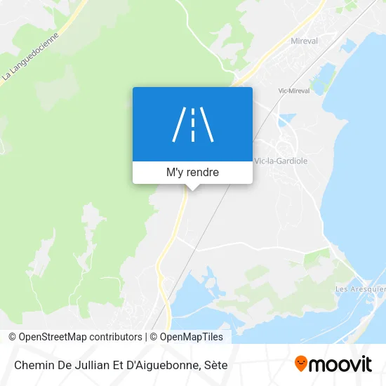 Chemin De Jullian Et D'Aiguebonne plan