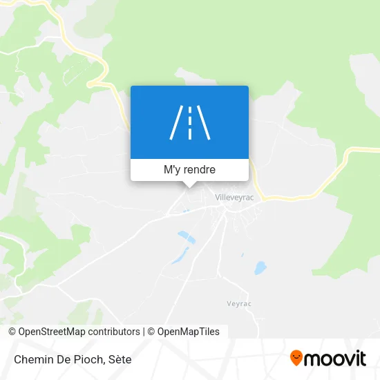 Chemin De Pioch plan