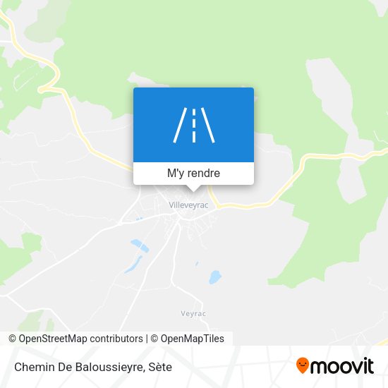 Chemin De Baloussieyre plan