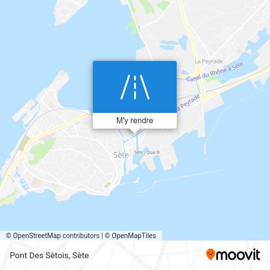 Pont Des Sètois plan