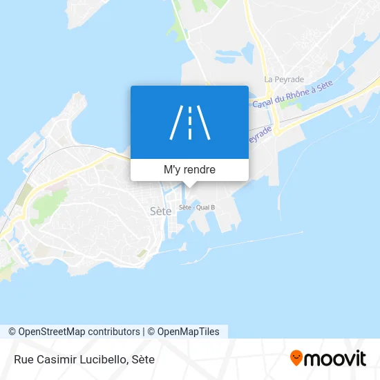 Rue Casimir Lucibello plan