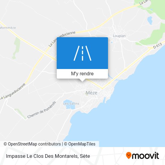 Impasse Le Clos Des Montarels plan