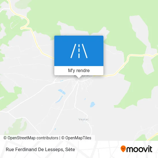 Rue Ferdinand De Lesseps plan