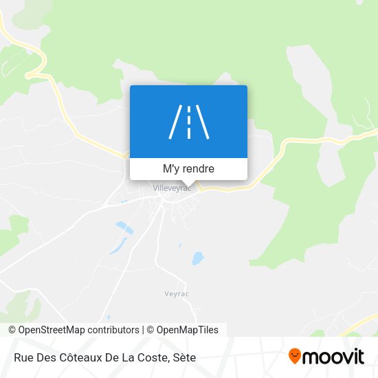 Rue Des Côteaux De La Coste plan