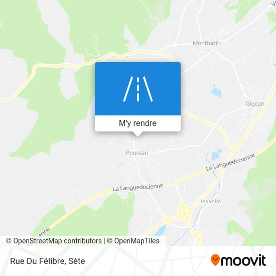 Rue Du Félibre plan