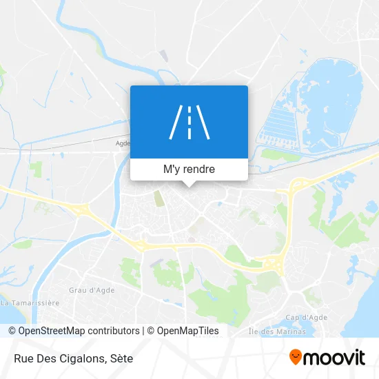 Rue Des Cigalons plan