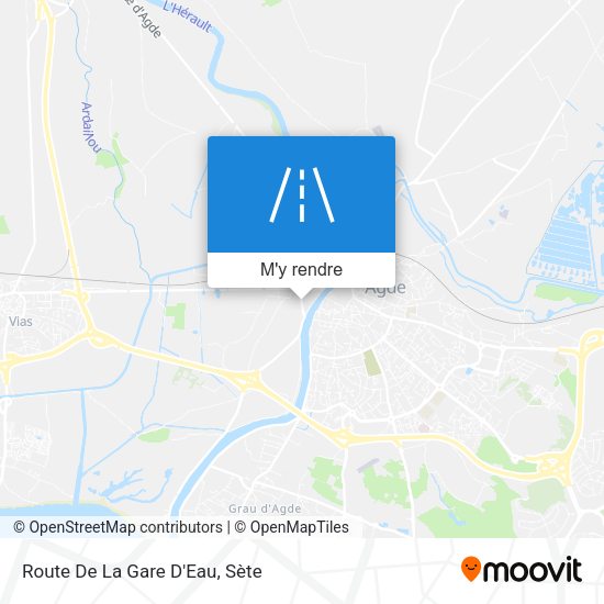 Route De La Gare D'Eau plan