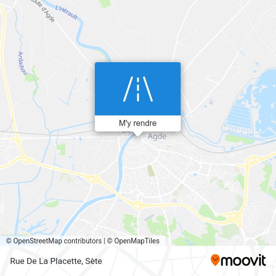 Rue De La Placette plan