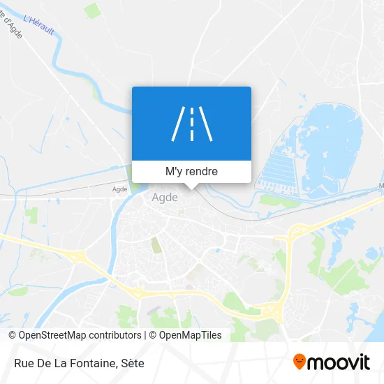 Rue De La Fontaine plan