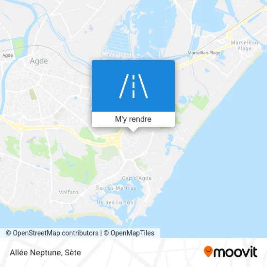 Allée Neptune plan