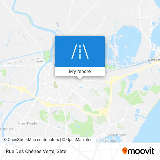 Rue Des Chênes Verts plan