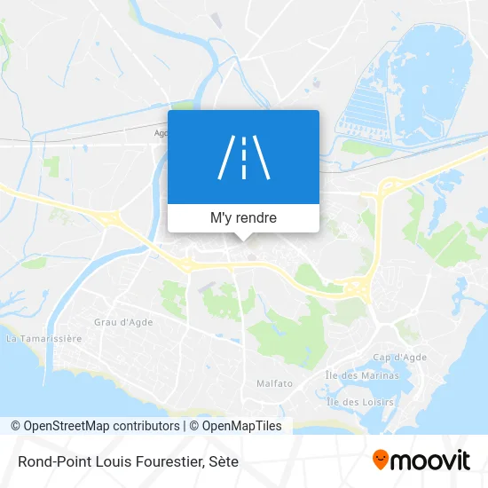 Rond-Point Louis Fourestier plan