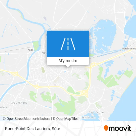 Rond-Point Des Lauriers plan