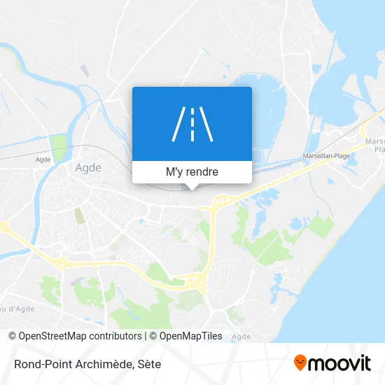 Rond-Point Archimède plan