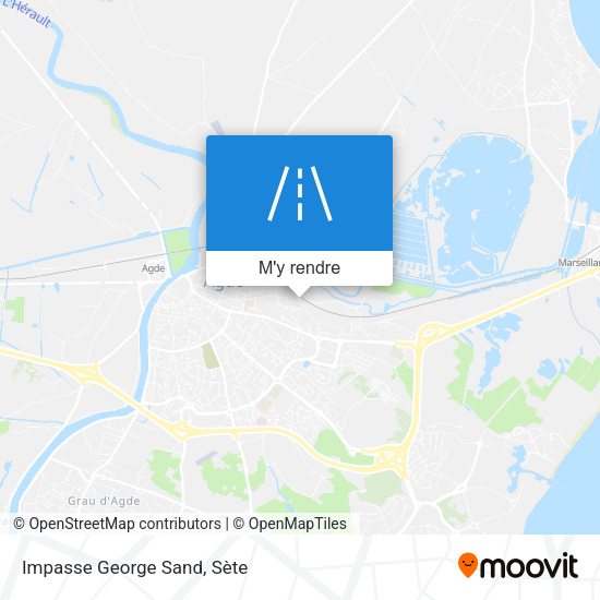 Impasse George Sand plan