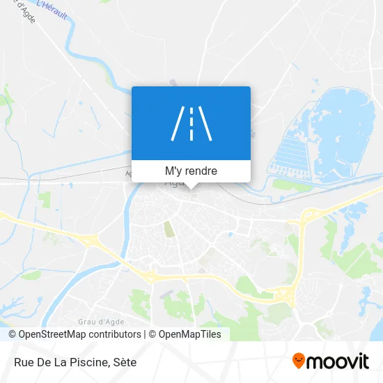 Rue De La Piscine plan