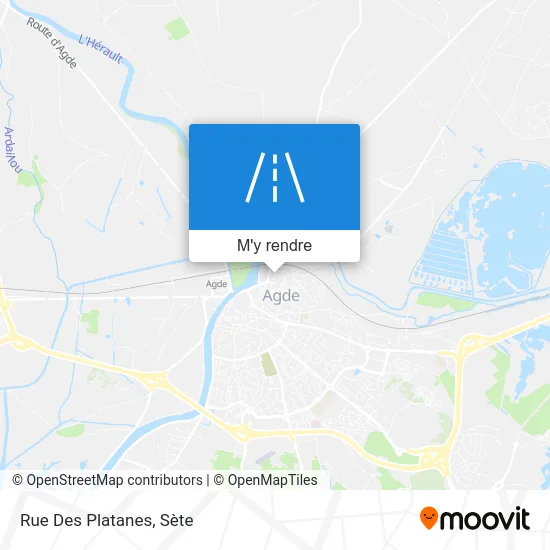 Rue Des Platanes plan