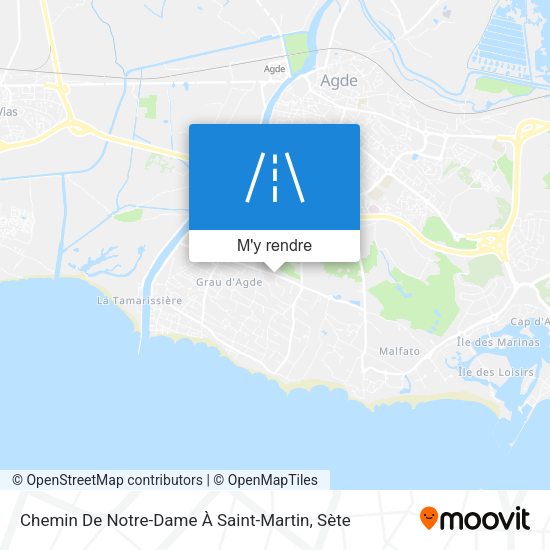 Chemin De Notre-Dame À Saint-Martin plan