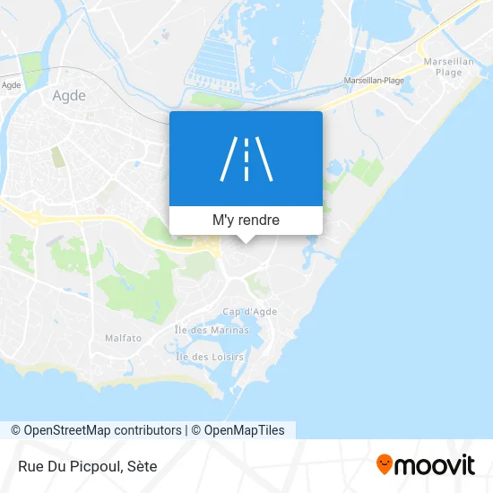Rue Du Picpoul plan