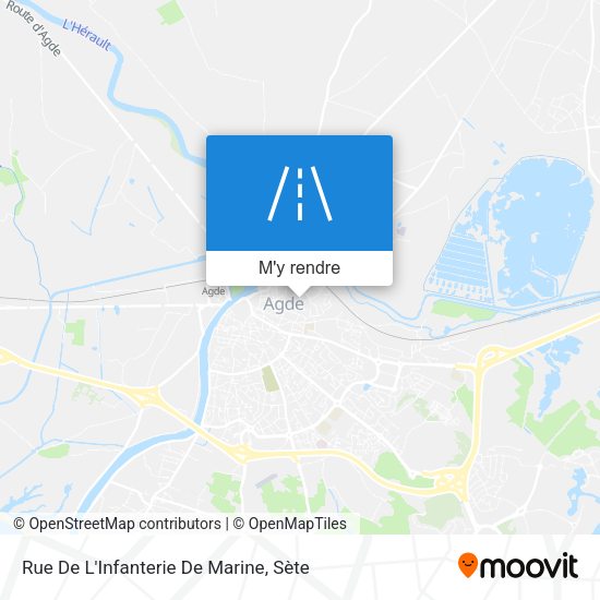 Rue De L'Infanterie De Marine plan