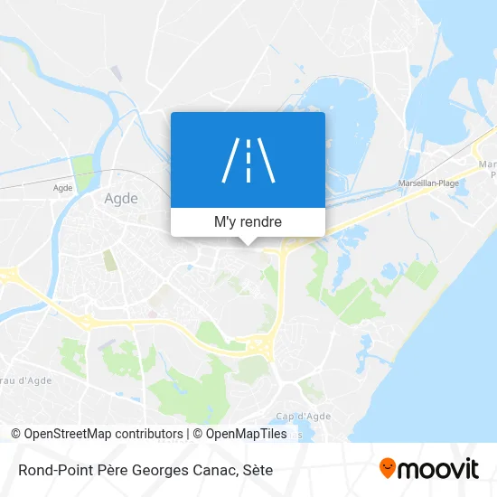 Rond-Point Père Georges Canac plan