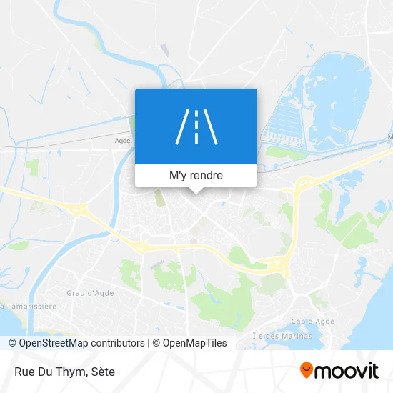 Rue Du Thym plan