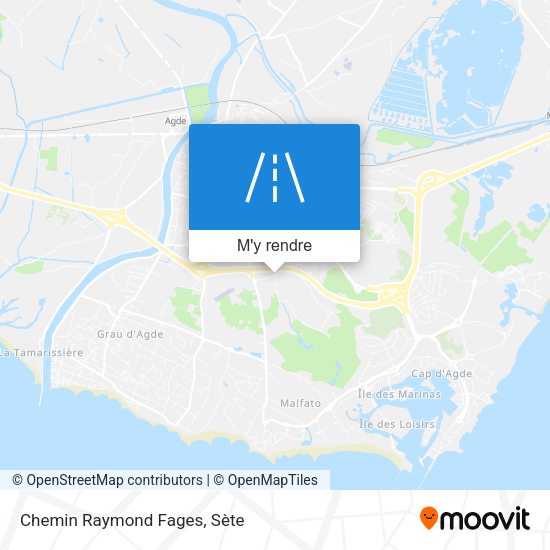Chemin Raymond Fages plan