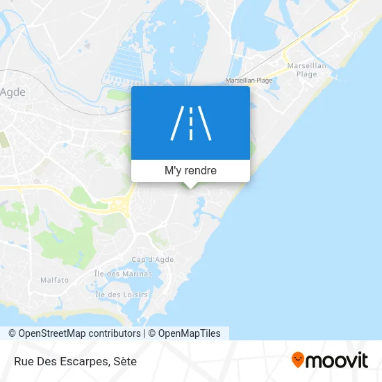 Rue Des Escarpes plan