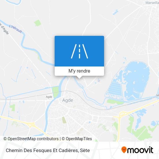 Chemin Des Fesques Et Cadières plan